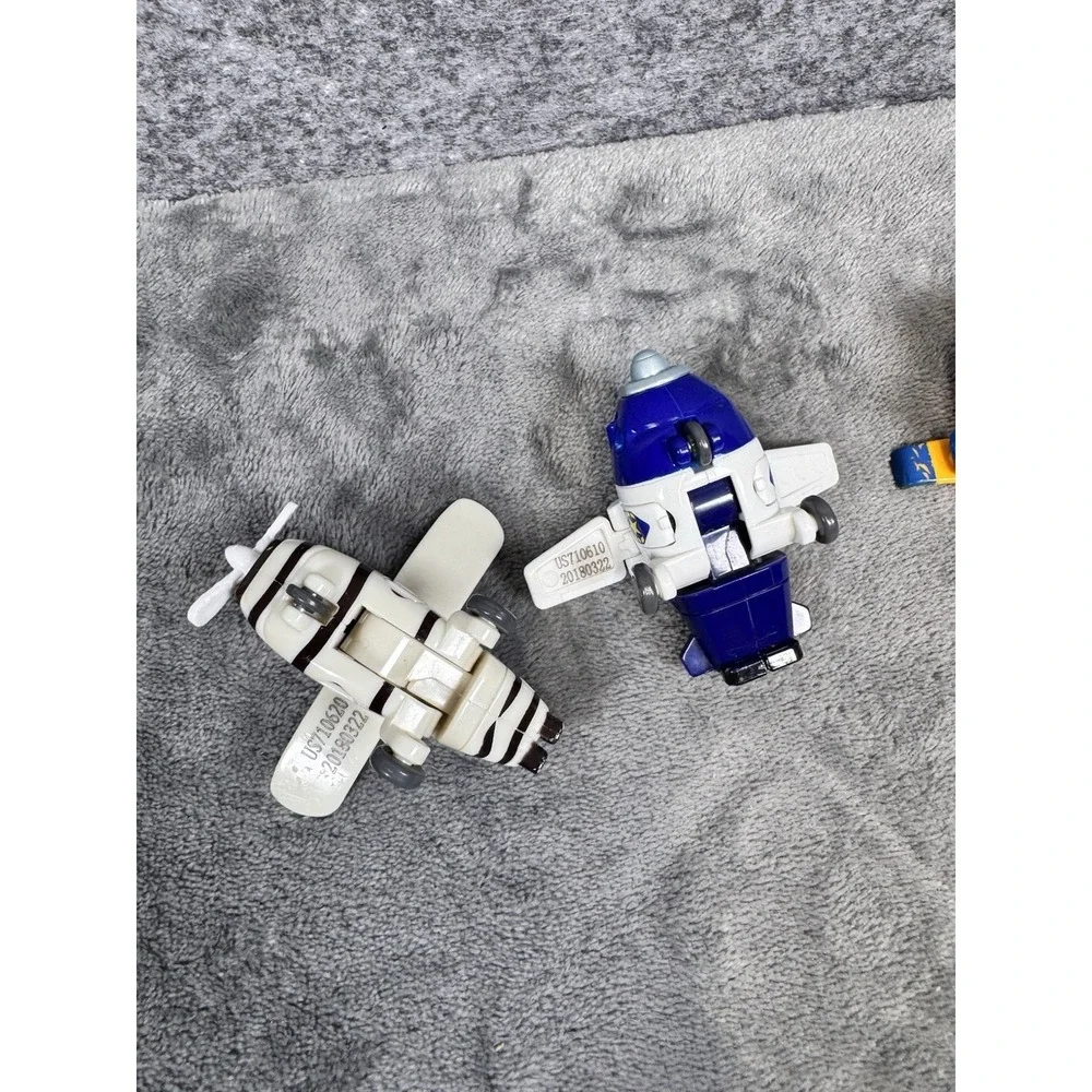 Super Wings Transform-a-Bots Mini Planes Lot 4 Police Paul‎ Bello Jett Donnie 2